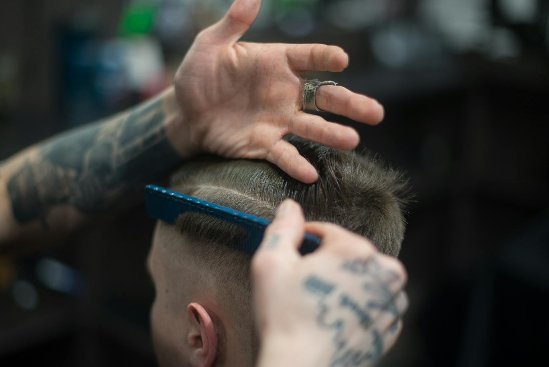 Corte de cabello a hombre