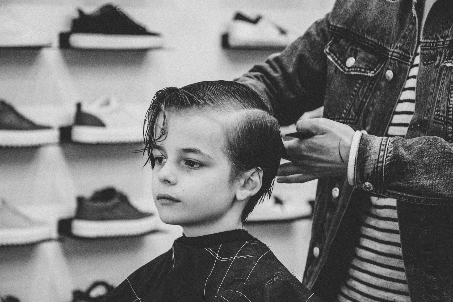 Corte de cabello a niño